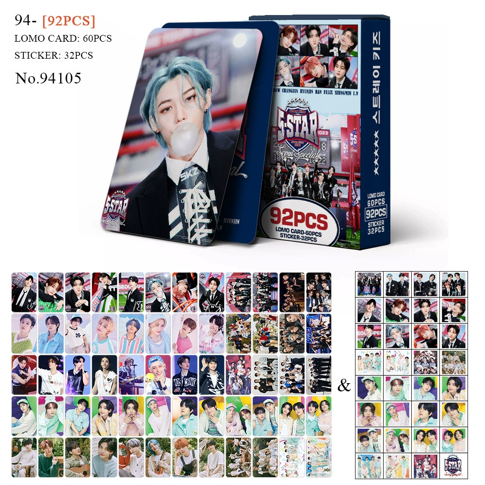 Набор 92 карточки с фото, BTS BPSKTWICE, двусторонние LOMO-карточки, фабричная печать