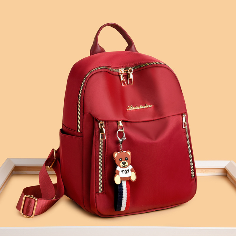 Women's Backpack Cross-border Preferred New Fashion Oxford Cloth Backpack Women's Large Capacity Commuter Women's Bag