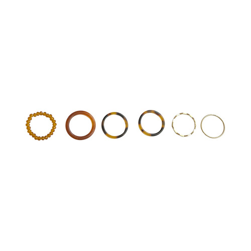 Vintage Acetate Circle Ring for Women  New Trendy Minimalist Luxury Fine Finger Ring Set Knuckle Ring
