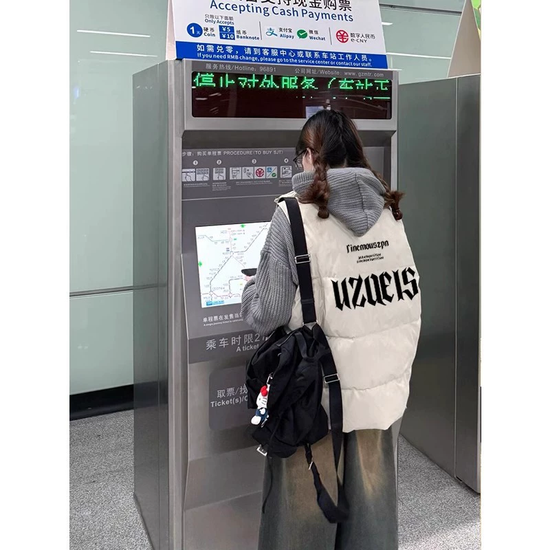 Трансграничные высококачественные ручные хлопчатобумажные толстые зимние жилеты с хлопчатобумажной курткой для контроля доступа