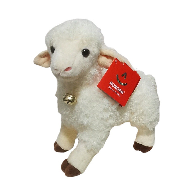Aurora Bell ovejas muñeca de peluche juguete pequeño ovejas muñeca regalo cumpleaños los niños alpaca almohada hembra al por mayor