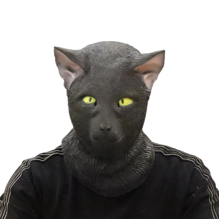 Águila máscara águila cabeza cubierta Halloween simulación animal Bulldog loro máscara realista animal cabeza cubierta