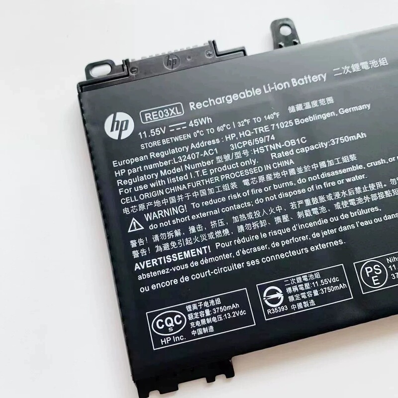 Suitable for Hp 430 440 445 450 445R 455R G6 G7 Re03Xl Laptop Battery