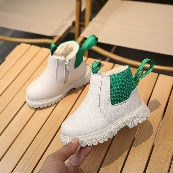 White and green