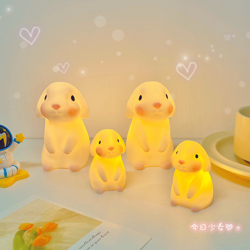 led cartoon night light jade osmanthus ins creative dormitory bedroom bedside lamp room ornaments night market stall gifts