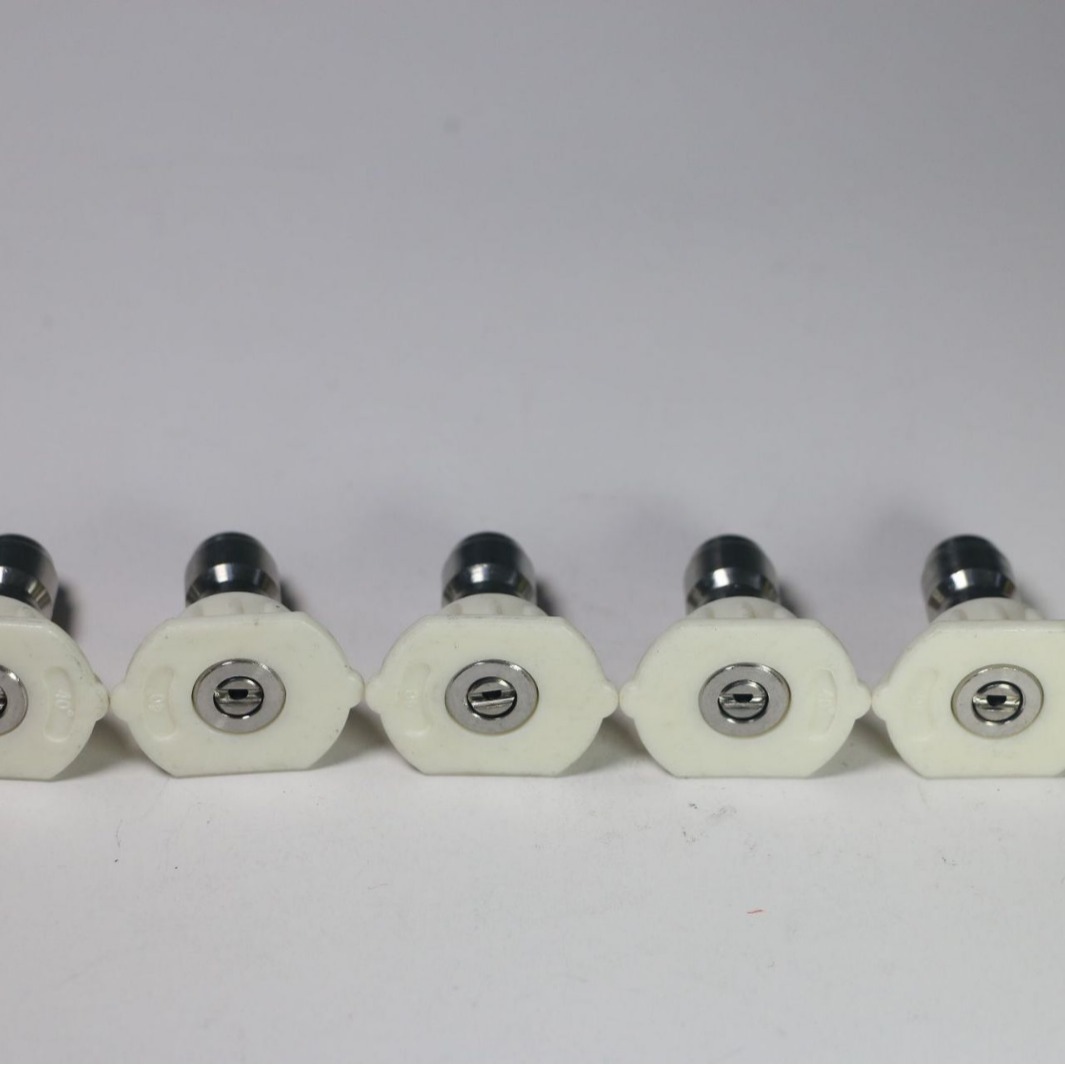 清洗机配件高压扇形水枪头 快插彩色喷嘴 直线扇形 15度25度40度