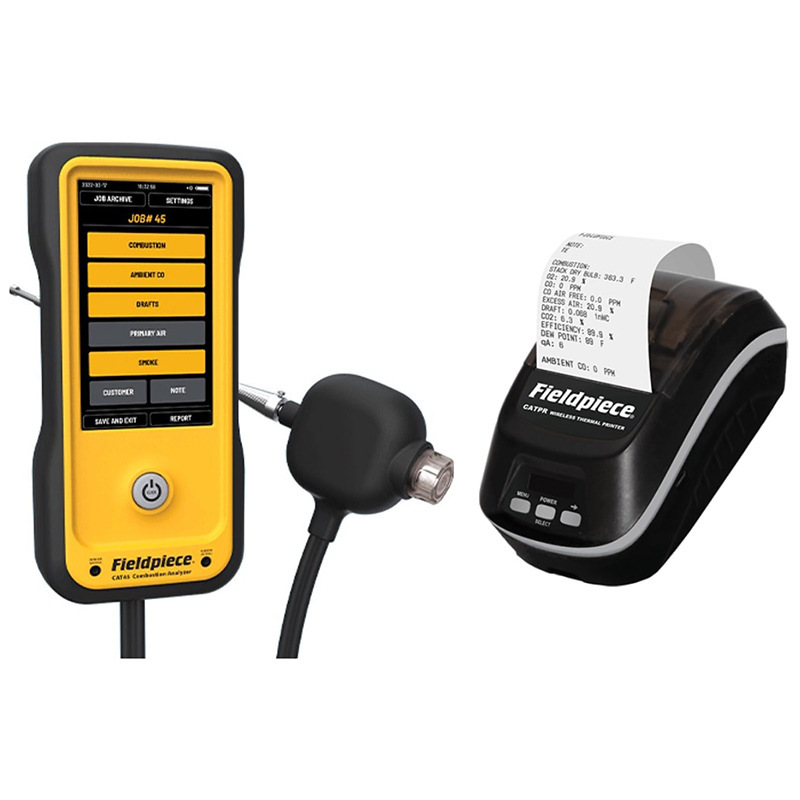 Fieldpiece CAT45K2 燃烧分析仪带无线打印机