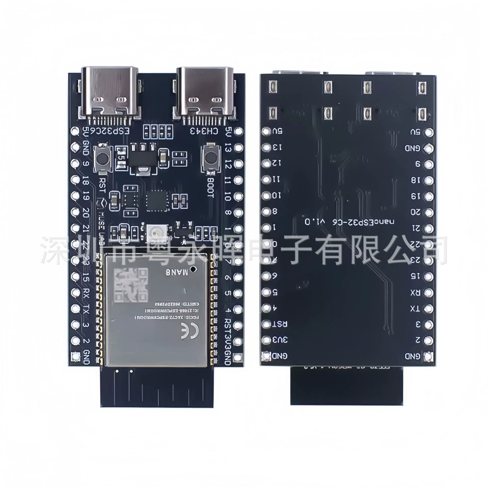 Плата разработки ESP32-C6-N4/N8/N16 ESP32-C6 ядро WiFi6 Bluetooth Zigbee