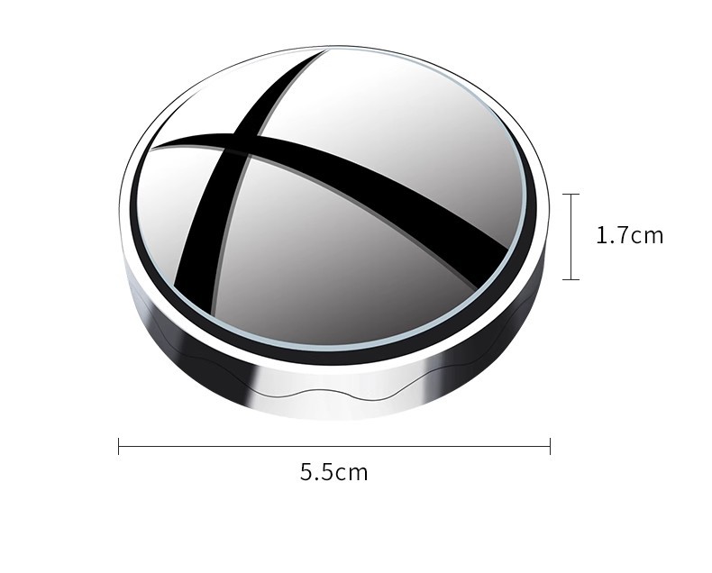 Rearview mirror small round mirror car reversing artifact blind area auxiliary reflective 360-degree suction cup ultra-clear car mirror