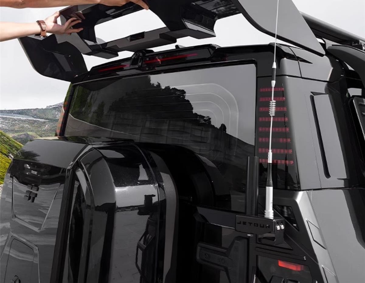Suitable for Jetour Traveler Black Warrior Car Roof Spoiler Accessories Shanhai T2 Exterior Modification Complete Set