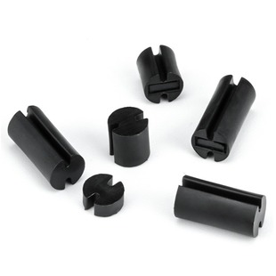 5MM LED double pit isolation column plastic nylon lamp post LED isolation lamp cover insulation spacer Black