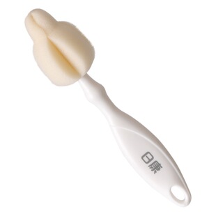 Rikang nipple brush sponge feeding bottle nipple brush newborn baby nipple cleaning brush RK-3509