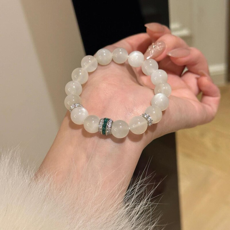 New Chinese-style Fortune-making Moonlight Stone Bracelet Exquisite Temperament All-match High-end National Fashion Cool Bracelet Women's Bracelet