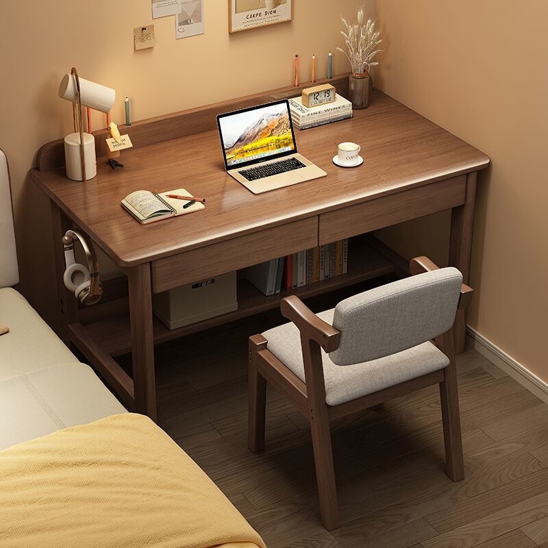 Solid Wood Desk for Home Use, Suitable for Small Apartments, Student Study, Computer Desk, Simple Home Bedroom Desk, Home Office Desk Solid Wood Desk for Home Use, Suitable for Small Apartments, Student Study, Computer Desk, Simple Home Bedroom Desk, Home Office Desk