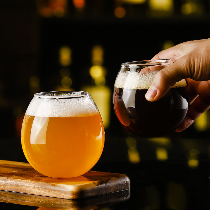 Taza de cerveza artesanal personalidad creativa taza de tulipán taza de estómago taza de Tao taza Pierson prueba taza de cerveza de trigo