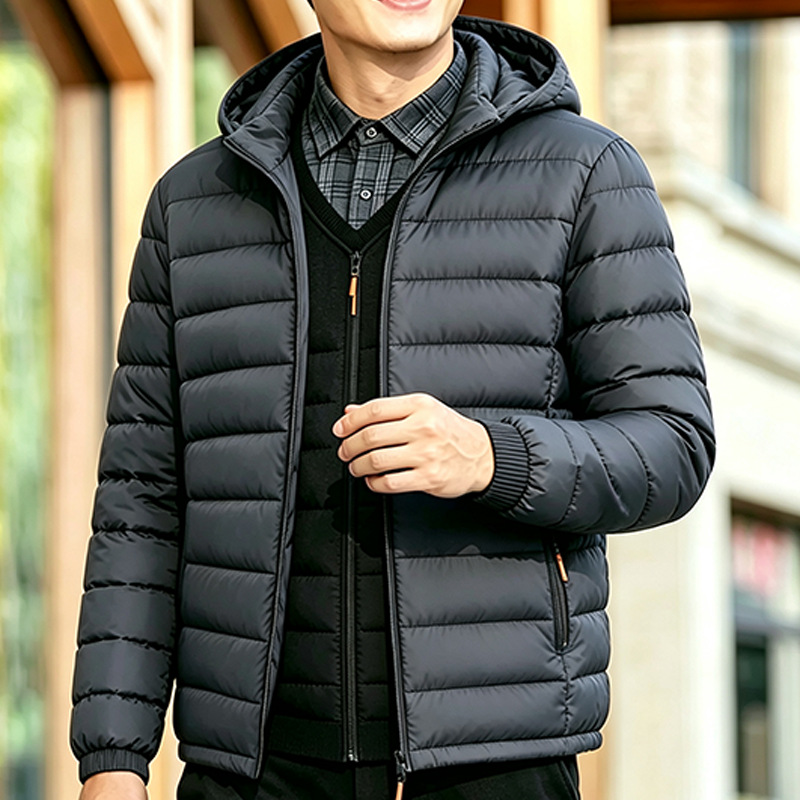Cross-border wholesale of new winter styles: versatile, short, hooded cotton jackets for casual wear and warmth, available on Amazon