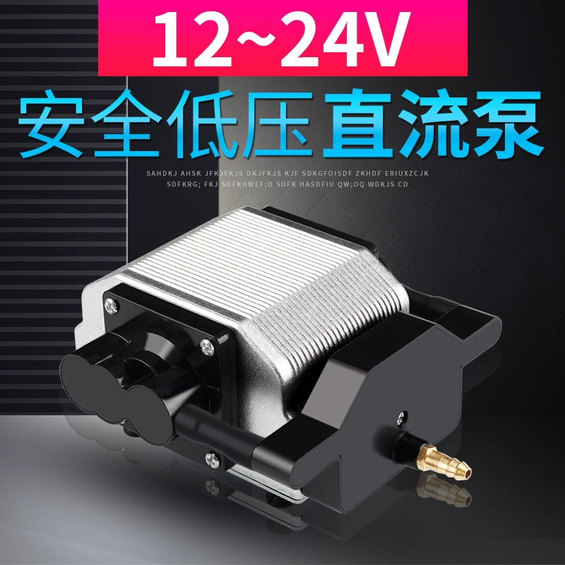 Кислородный насос для аквариума, компактный бытовой насос для оксигенации, автомобильный аквариумный кислородный генератор 12В, модификация для сухого туалета.