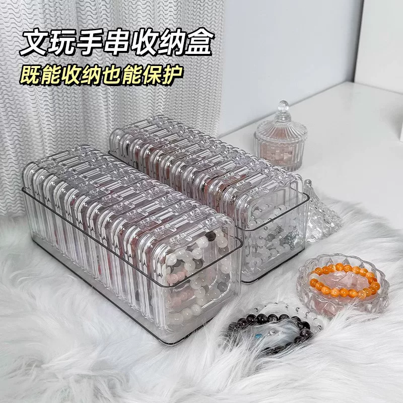 Bracelet, transparent acrylic storage box, dustproof stand, accessory