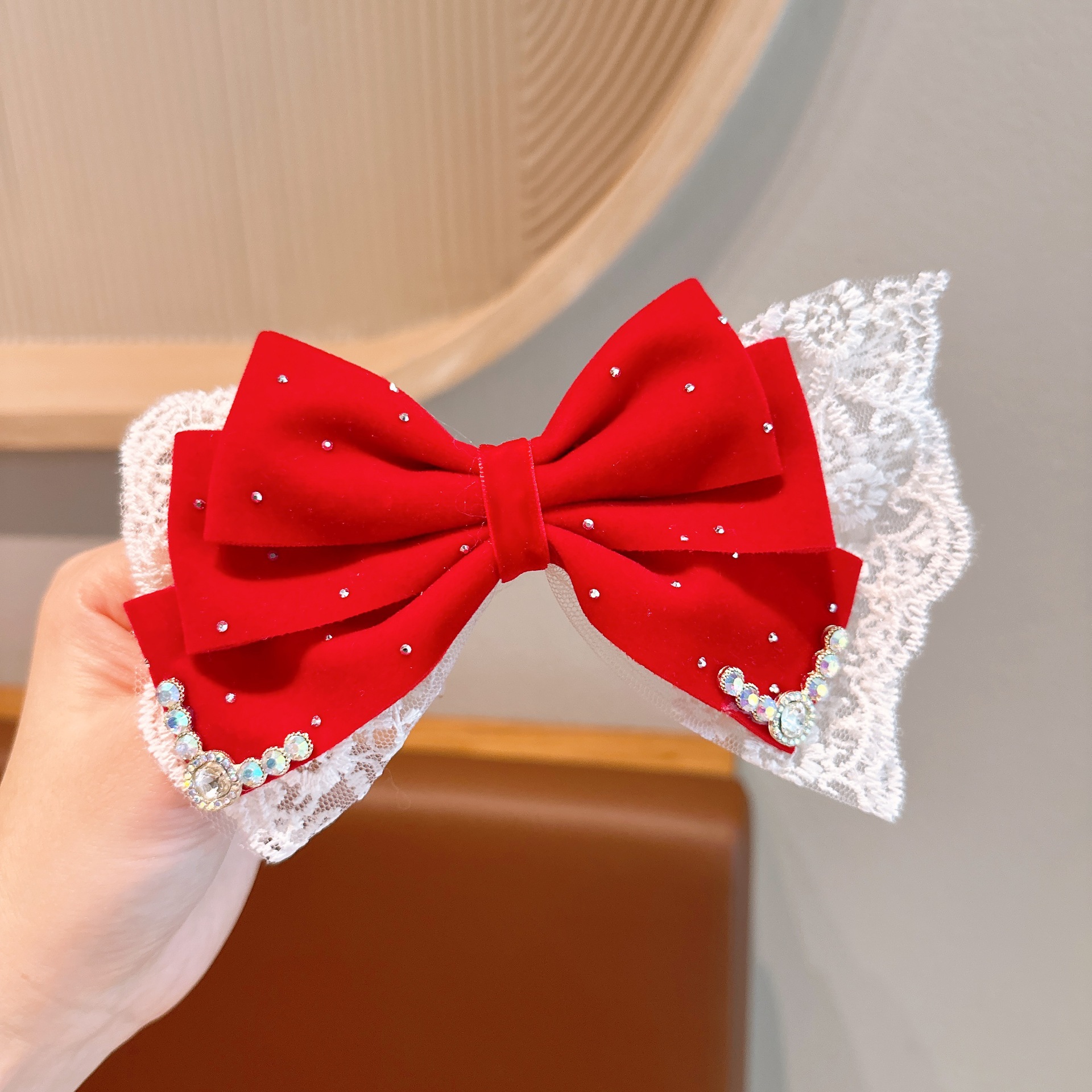 4 encaje de doble capa