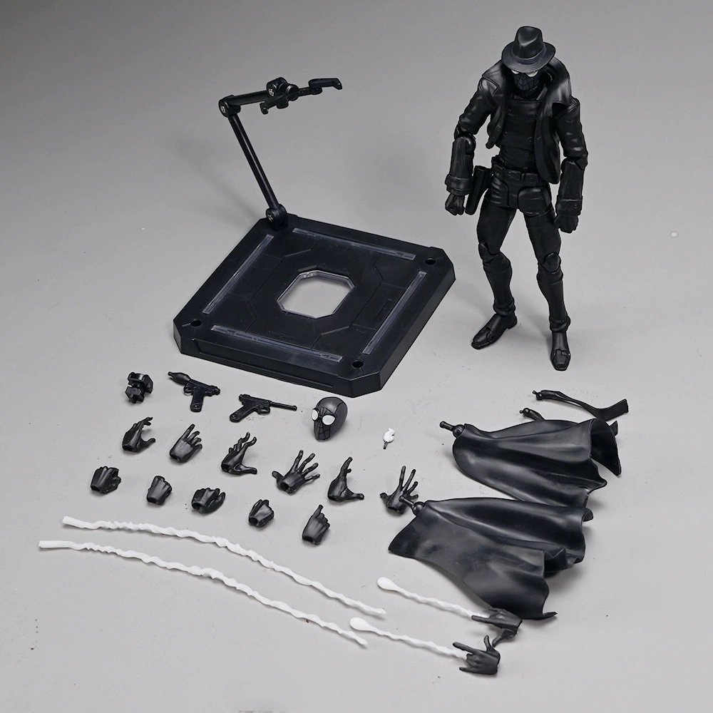 Фигурка для коллекции (SV-ACTION)-shadow Spider-Man, PVC коллекционная фигурка с аксессуарами и подставкой