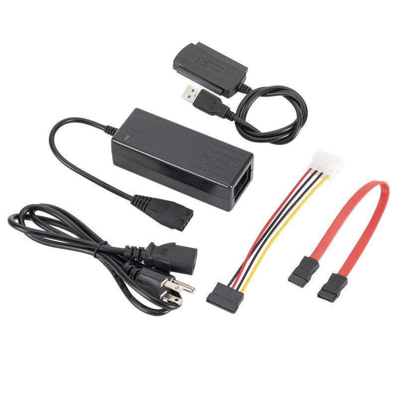 三用易驱线 USB转IDE/SATA USB转并口/串口 3.5寸硬盘光驱数据线