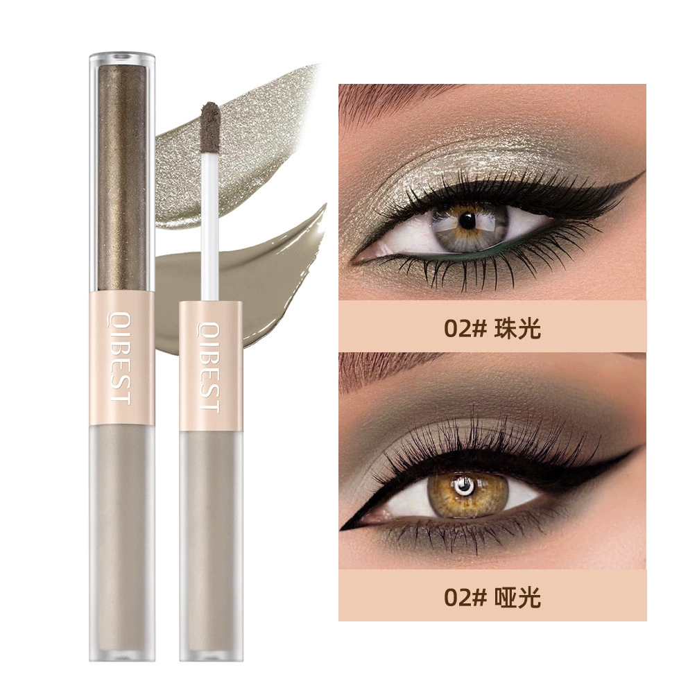 Double-sided shiny eye shadow, brightening highlighter