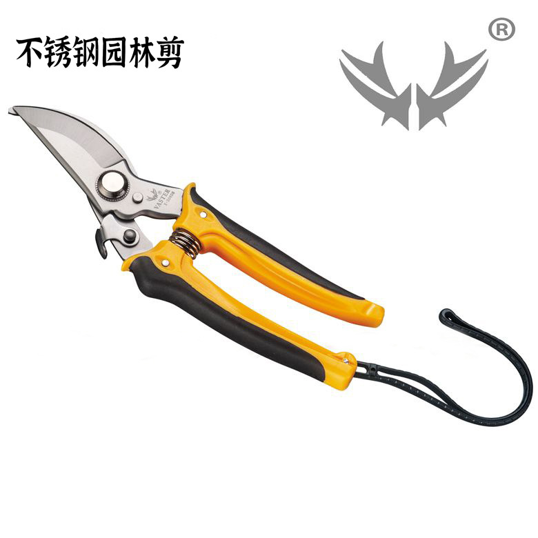 喜力鹿修枝剪刀不锈钢枝剪园艺剪刀园林工具弯咀枝剪果枝剪3085D8