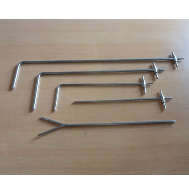 L型不锈钢皮托管标准皮托管链接SYT-2000数字微压计皮托管流量计