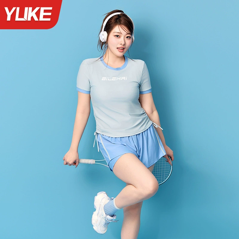 Раздельный купальник, премиум, большой размер, облегающий