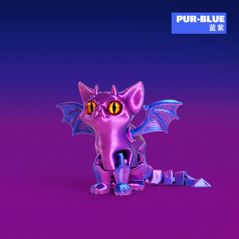ハロウィン 3D プリントクロスボーダーホットスタイル天使悪魔猫子供のかわいいペットのおもちゃデスクトップ装飾品可動関節|undefined