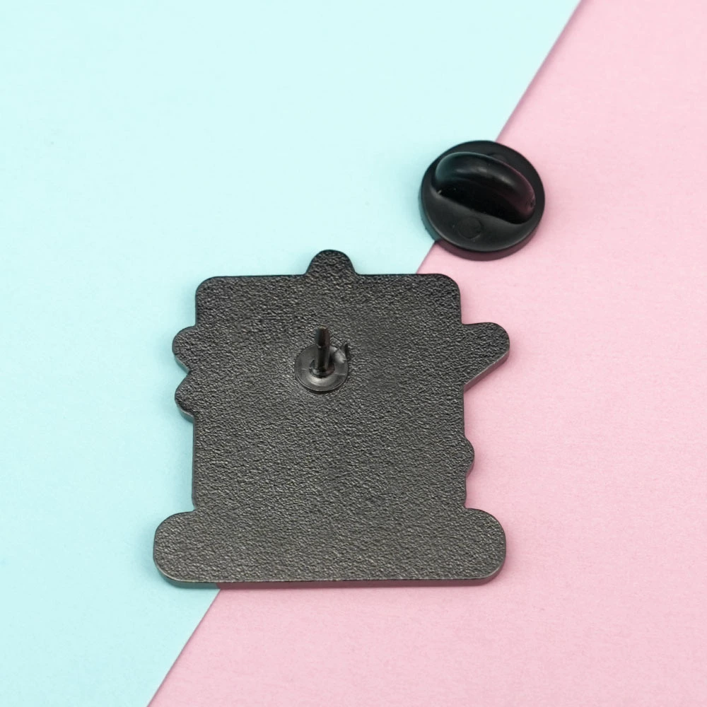 Mechanical badge, enamel, brooch, accessory, 40 carat