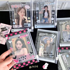 Insオリジナルキャンディー3寸のチャック袋をたたいて、収納します。