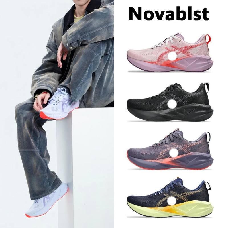 Cross-border foreign trade Asics Men's Novablast 5 Cushioning Running Shoes Thick-soled Rebound Shock-absorbing Sports Running Shoes Cross-border foreign trade Asics Men's Novablast 5 Cushioning Running Shoes Thick-soled Rebound Shock-absorbing Sports Running Shoes