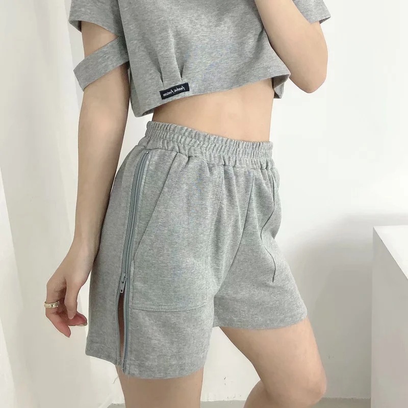 high waist casual loose sports pants NSAC50811