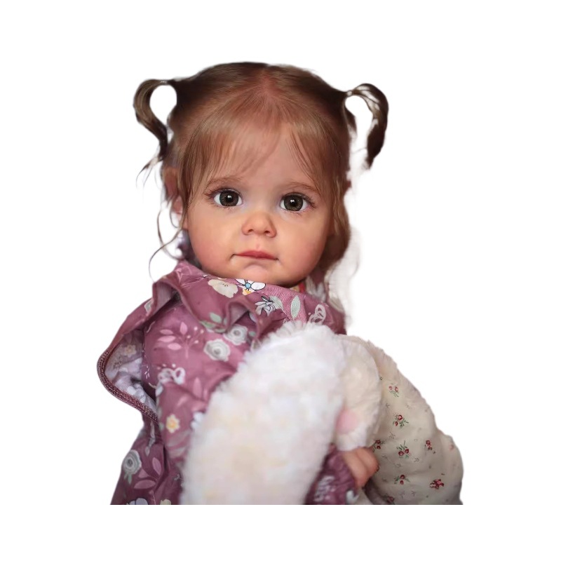 NPK genuina muñeca reborn simulación niña Niño Maggi hecho a mano 3D pintado suministro transfronterizo image 5
