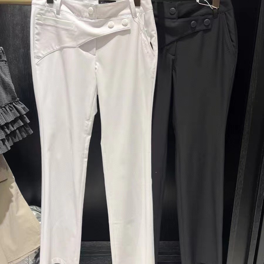 New Original Women's Golf Thin Quick-Dry High-Elastic Anti-Wrinkle Anti-See-Through Versatile Slim Fit Flared Pants