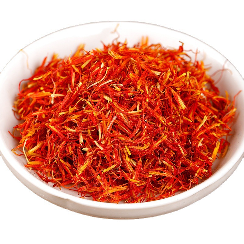 Safflower Hong Hua 500g Dried Carthamus Tinctorius Flowers for Foot Soak and Herbal Tea specifications