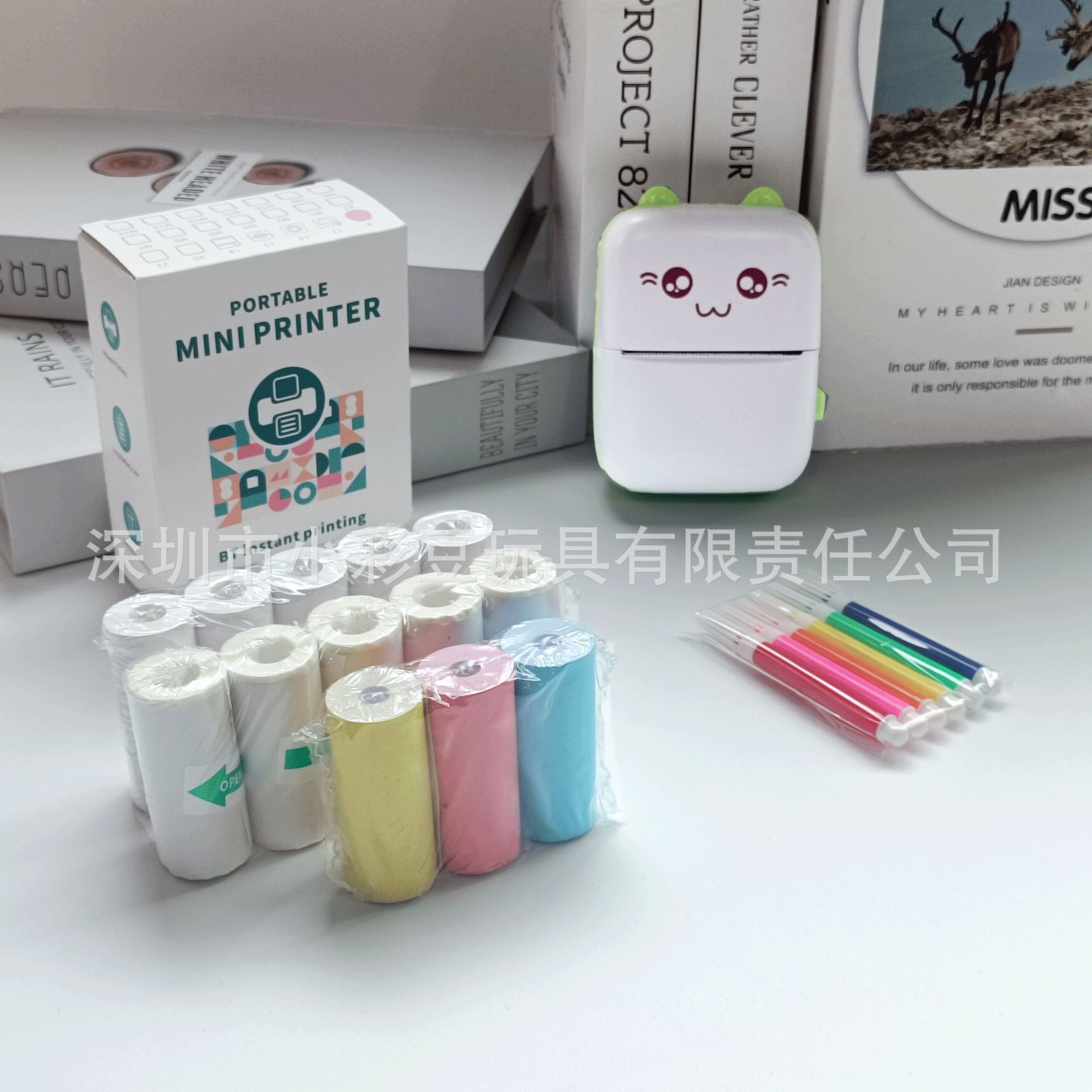 C9 녹색 + 감열지 5개 + 접착지 5개 + 색지 3개 + 색펜