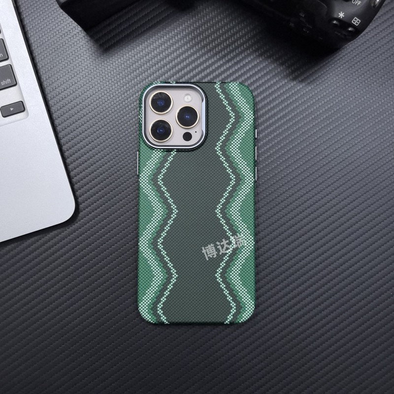 赤蛇权杖适用iPhone17磁吸手机壳纤维纹理苹果16Promax防摔保护套|undefined