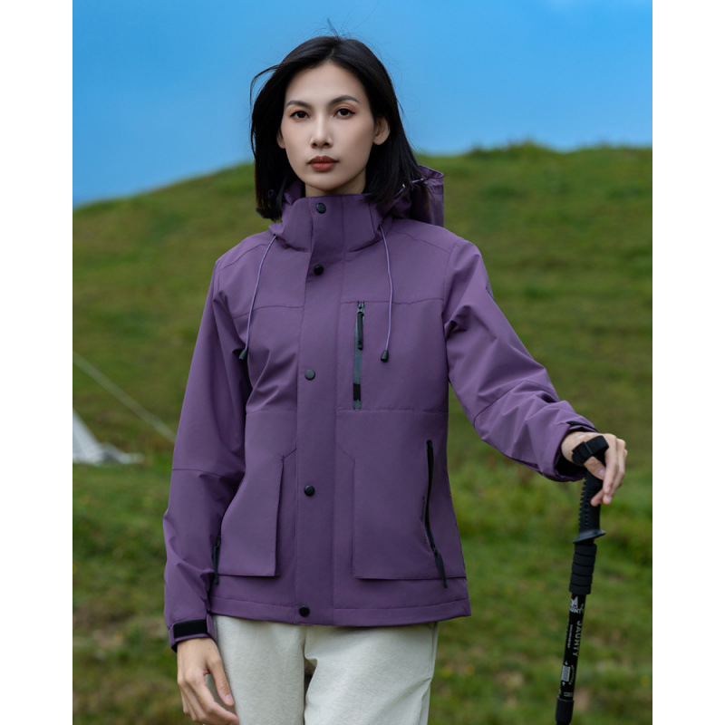 Ropa de asalto de una sola capa para mujeres deportivas a prueba de agua a prueba de viento delgada 24 nuevas herramientas de un solo impacto chaqueta de montaña para hombres