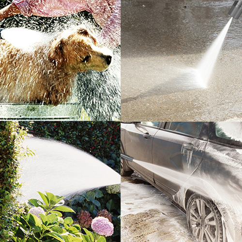 Upgraded High-Pressure Washing Gun, Home Use Telescopic Hose Set, Car Washing Magic Tool, Flower Watering Nozzle