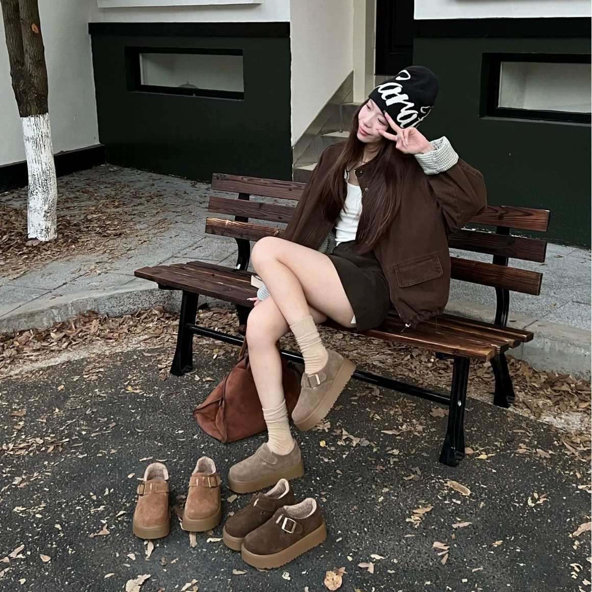 2025 новая зимняя обувь на толстой подошве Birkenstock с бархатом, тёплая обувь с глубоким носком, снеговые сапоги женские Birkenstock Loft, хлопковая обувь для женщин