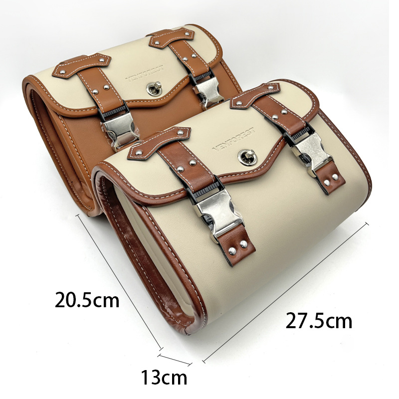 Motorcycle Zongshen Youmi Electric Vehicle Retro Universal Side Bag Rear Side Box Tool Bag Anti-Collision