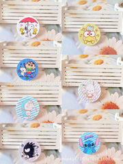 卡通便攜手機氣囊同款追劇手機可愛手機支架庫洛米防摔指甲環