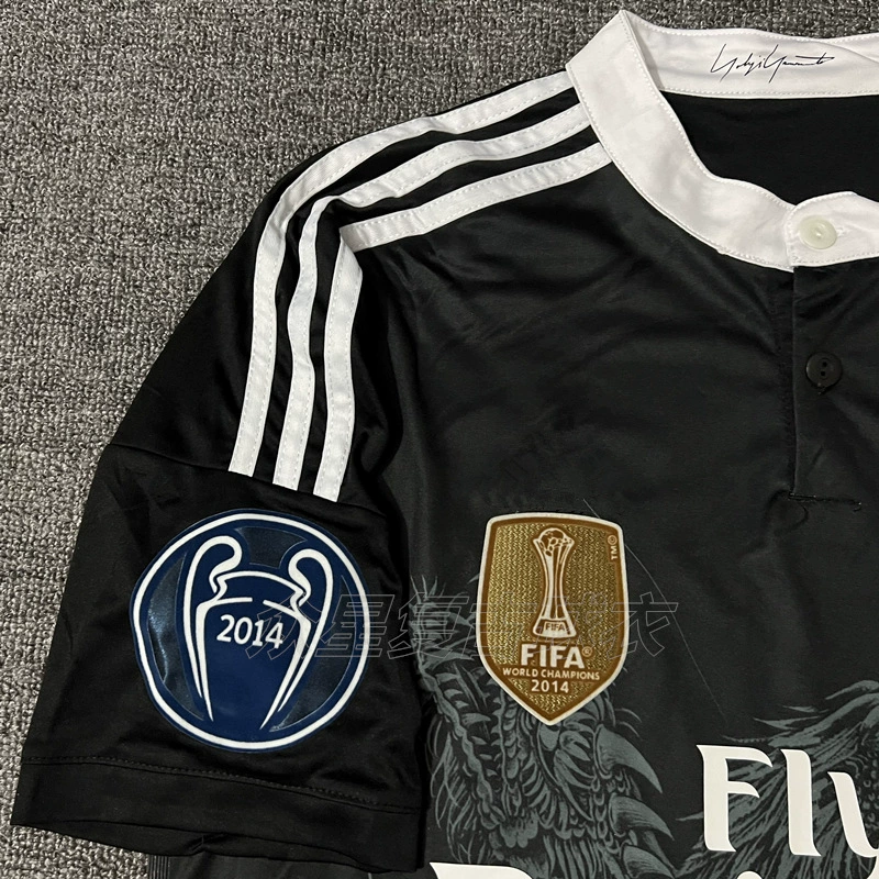 Футболка 1415 Real Madrid Black Dragon №7 C. Роналду, длинный рукав, форма Рамос Бэйл Ж. Робиньо
