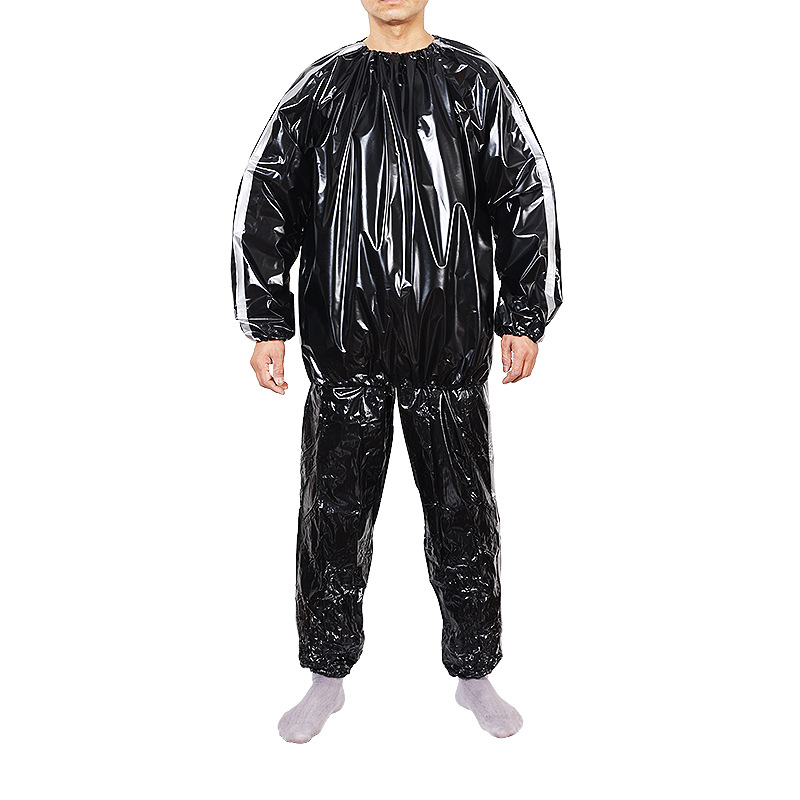 Black universal sports set PVC for men and women for gym