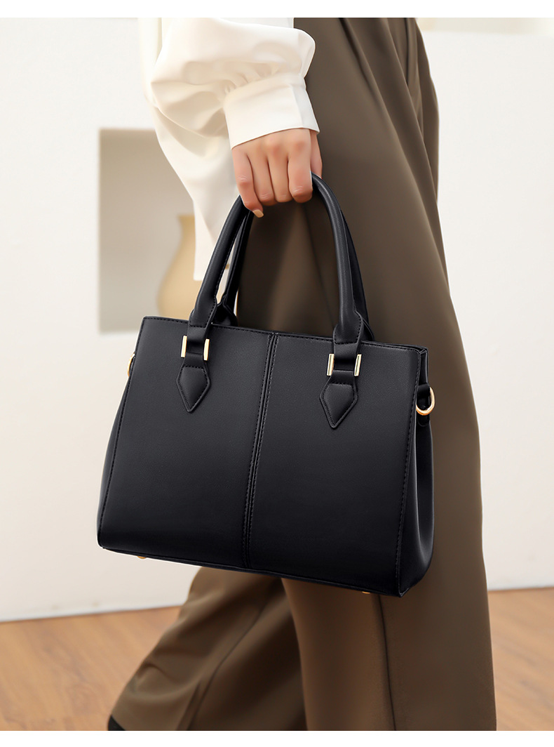 Bag Women's Tote Bag Simple Shoulder Crossbody Large Capacity Soft Leather Women's Handbag Women's Bag_voghion.com