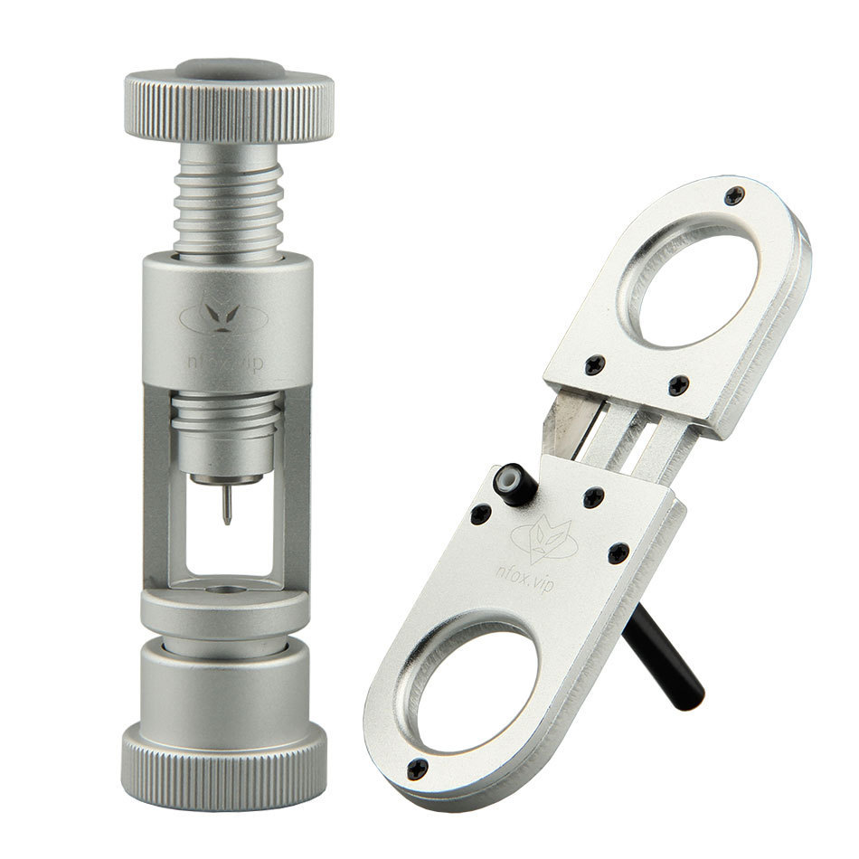 Cortador de aleación de aluminio NFOX Reparación de freno de aceite de bicicleta Juego de herramientas de presión de aguja de aceite Cortador de tubería de aceite