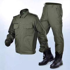 批發夏季薄款戶外套裝運動長袖工服休閒工作服迷彩服軍訓服裝新款