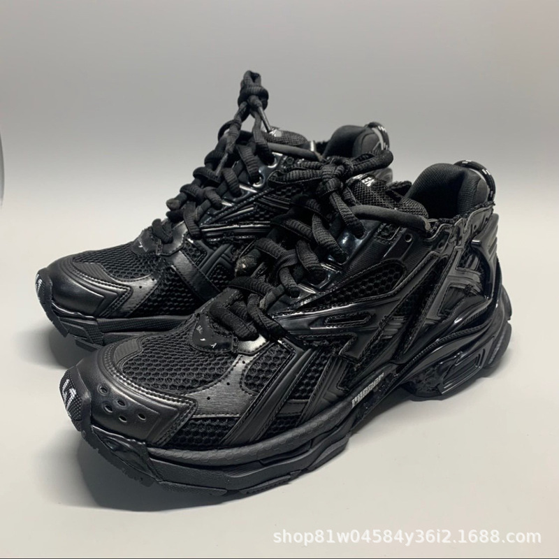 Original Go Version Paris Runner Fashion Distressed Low-Top Running Shoes Putian Pure Original Cushioning and Heightening Sports Shoes